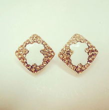 韓國滿鉆閃鉆動(dòng)物方形氣質(zhì)夸張款耳釘 高端精品飾品批發(fā)指南